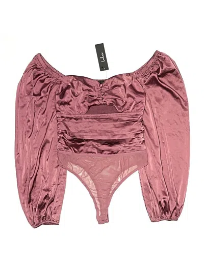 Pre-owned Lulus Bodysuit In Pink