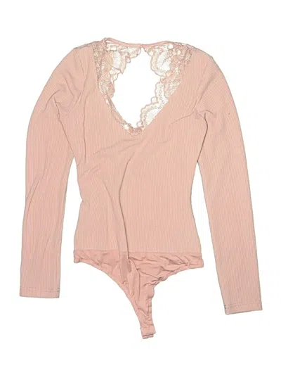 Pre-owned Lulus Bodysuit In Pink