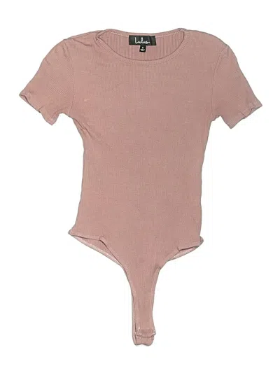 Pre-owned Lulus Bodysuit In Pink
