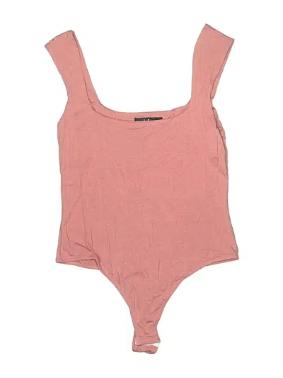 Pre-owned Lulus Bodysuit In Pink