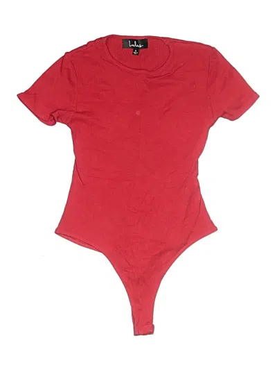 Pre-owned Lulus Bodysuit In Red
