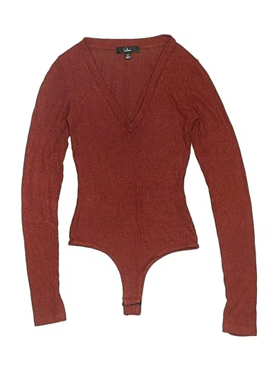 Pre-owned Lulus Bodysuit In Red