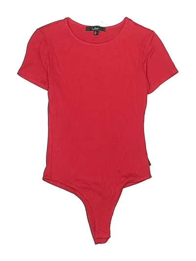 Lulus Bodysuit In Red