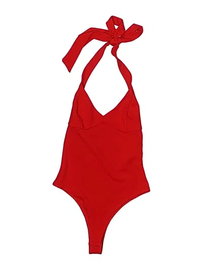 Pre-owned Lulus Bodysuit In Red