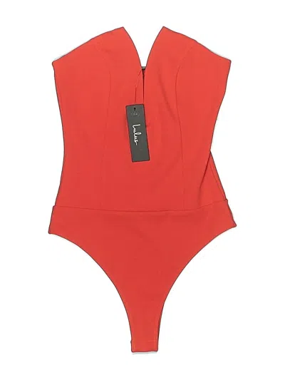 Lulus Bodysuit In Red