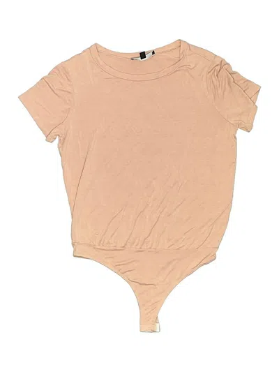 Pre-owned Lulus Bodysuit In Tan
