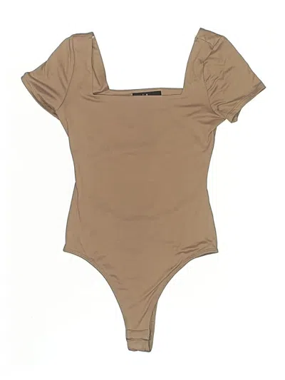 Pre-owned Lulus Bodysuit In Tan
