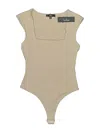 Lulus Bodysuit In Tan