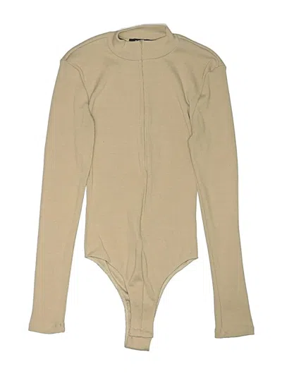 Pre-owned Lulus Bodysuit In Tan