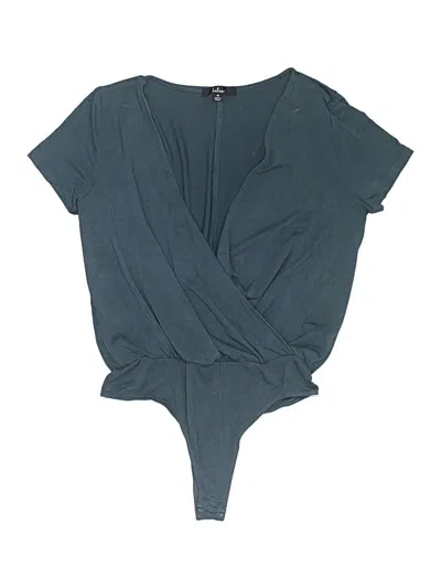 Pre-owned Lulus Bodysuit In Teal