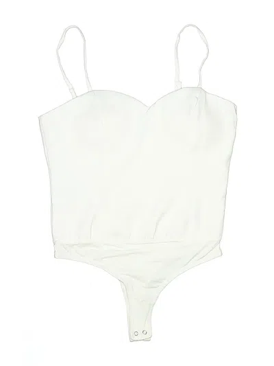 Pre-owned Lulus Bodysuit In White