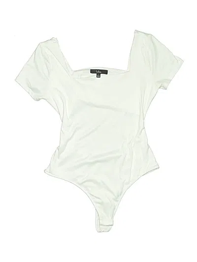 Pre-owned Lulus Bodysuit In White