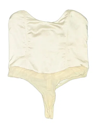 Pre-owned Lulus Bodysuit In White
