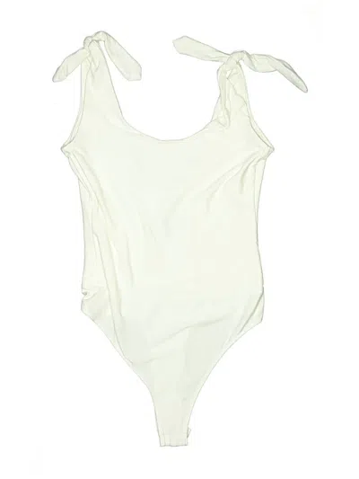 Pre-owned Lulus Bodysuit In White