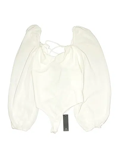 Pre-owned Lulus Bodysuit In White