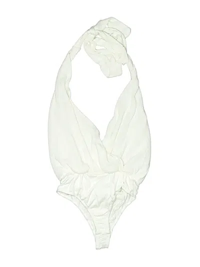 Pre-owned Lulus Bodysuit In White