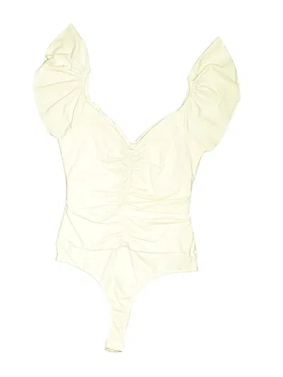 Pre-owned Lulus Bodysuit In White