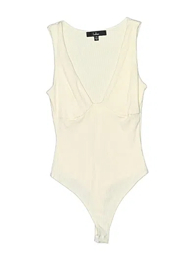 Pre-owned Lulus Bodysuit In White