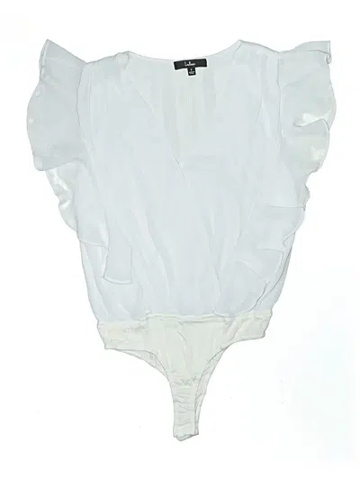 Pre-owned Lulus Bodysuit In White