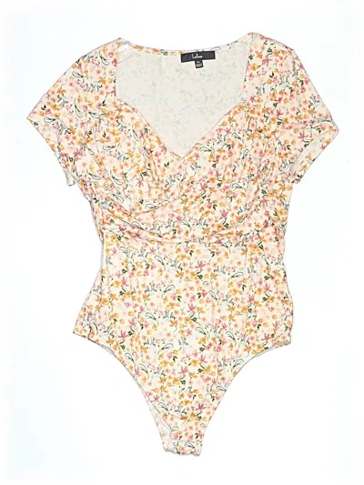 Pre-owned Lulus Bodysuit In White