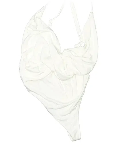 Pre-owned Lulus Bodysuit In White