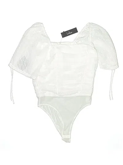 Pre-owned Lulus Bodysuit In White