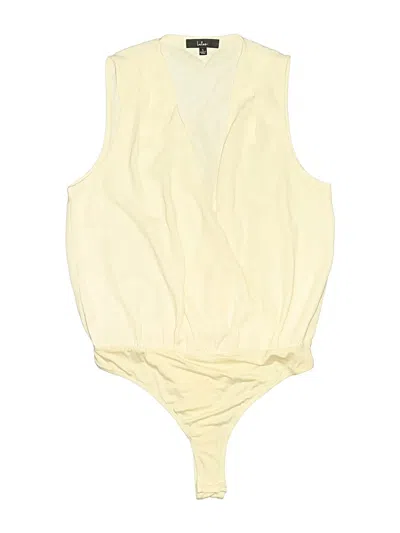 Pre-owned Lulus Bodysuit In Yellow
