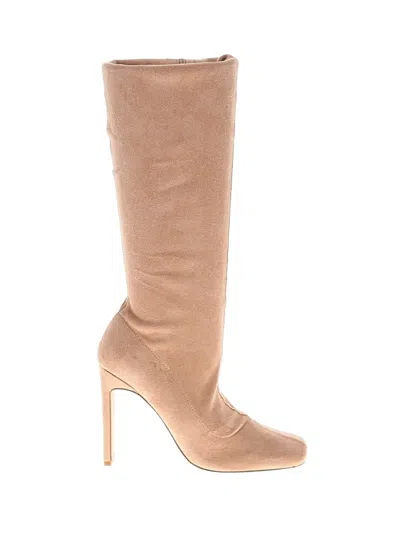 Pre-owned Lulus Boots In Tan