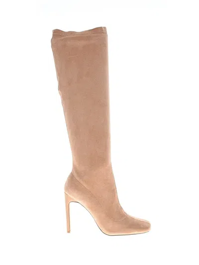 Pre-owned Lulus Boots In Tan