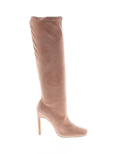 Pre-owned Lulus Boots In Tan