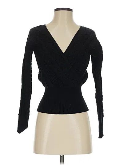 Pre-owned Lulus Cardigan Sweater In Black