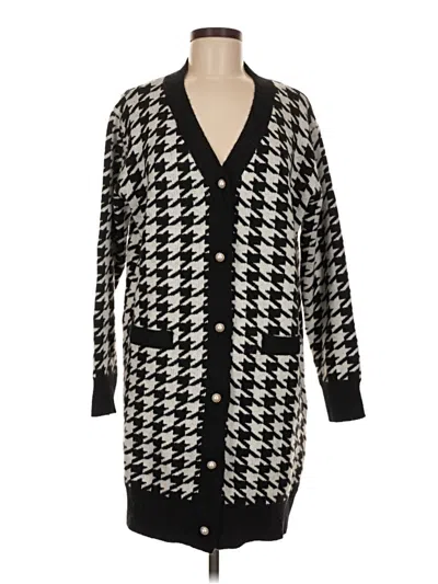 Pre-owned Lulus Cardigan Sweater In Black