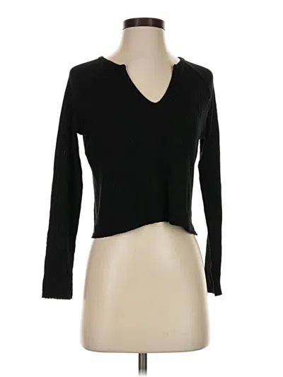 Pre-owned Lulus Cardigan Sweater In Black