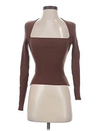 Pre-owned Lulus Cardigan Sweater In Brown