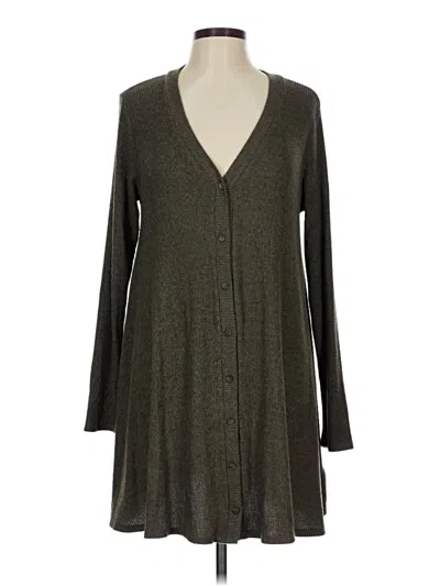 Pre-owned Lulus Cardigan Sweater In Gray