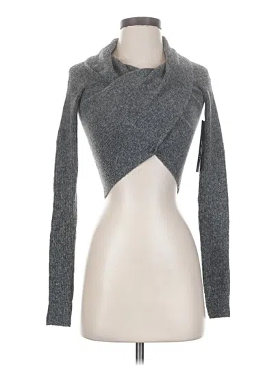 Pre-owned Lulus Cardigan Sweater In Gray