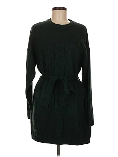 Pre-owned Lulus Cardigan Sweater In Green