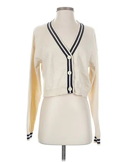 Pre-owned Lulus Cardigan Sweater In Ivory