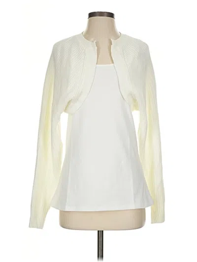 Pre-owned Lulus Cardigan Sweater In Ivory