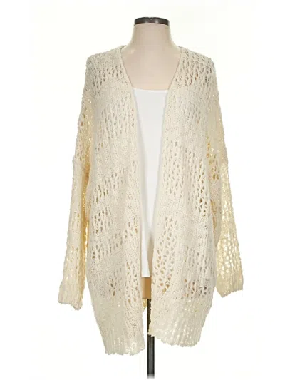 Pre-owned Lulus Cardigan Sweater In Ivory