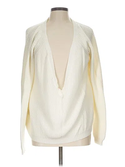 Pre-owned Lulus Cardigan Sweater In Ivory