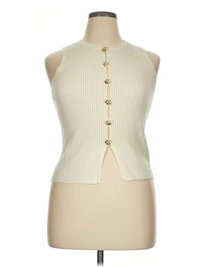 Pre-owned Lulus Cardigan Sweater In Ivory