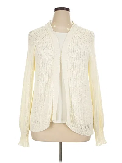 Pre-owned Lulus Cardigan Sweater In Ivory