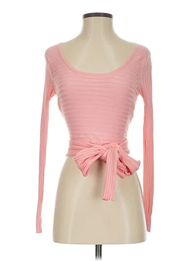 Pre-owned Lulus Cardigan Sweater In Pink