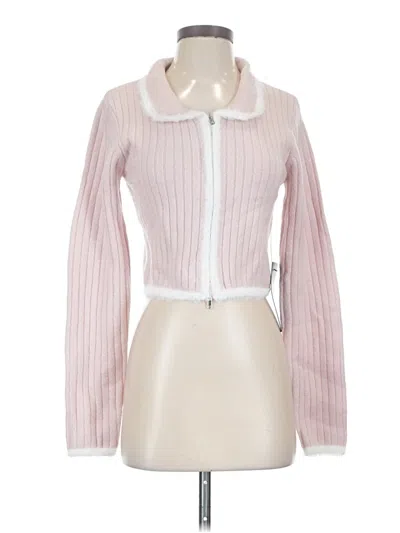Pre-owned Lulus Cardigan Sweater In Pink