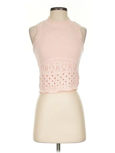 Pre-owned Lulus Cardigan Sweater In Pink