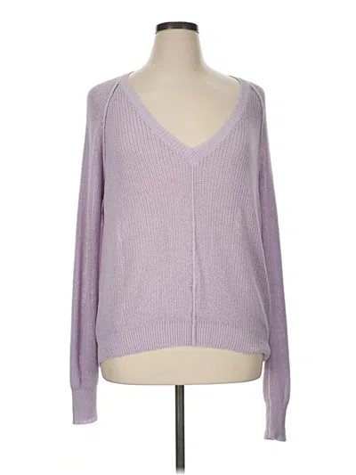 Pre-owned Lulus Cardigan Sweater In Purple