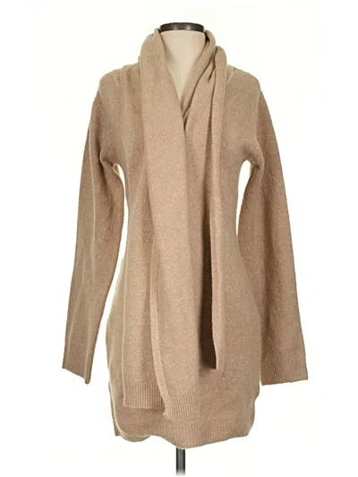 Pre-owned Lulus Cardigan Sweater In Tan
