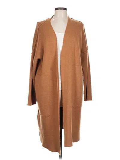Pre-owned Lulus Cardigan Sweater In Tan