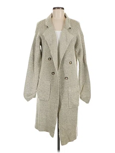 Pre-owned Lulus Cardigan Sweater In Tan